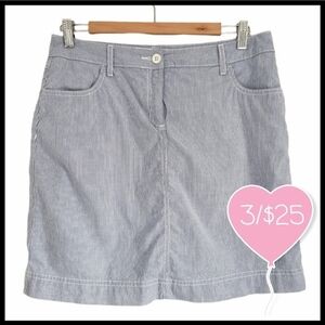 ⭐️3/$25⭐️ Karen Scott Petite Striped Skort